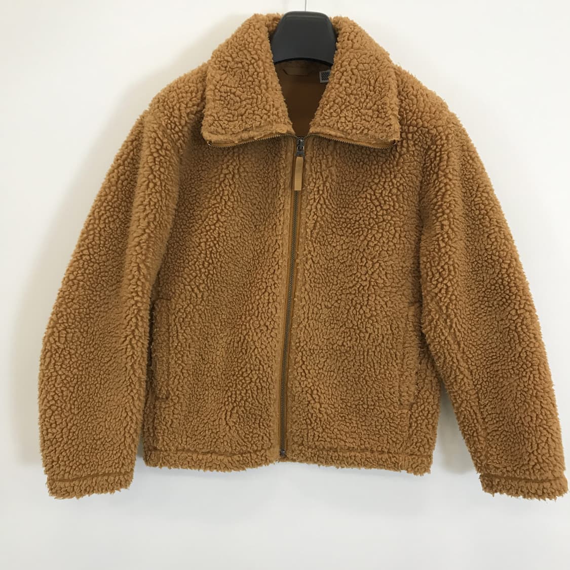 유니클로U 하이넥 카멜 뽀글이플리스점퍼 [S] 상품이미지1