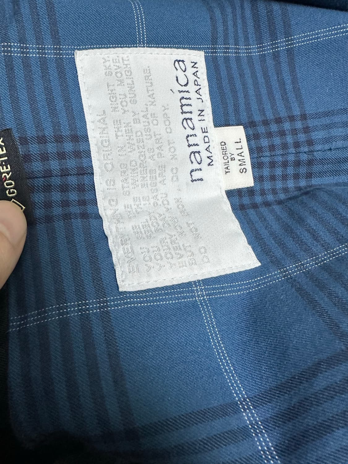 [s] 나나미카 고어텍스 발마칸 코트 네이비 상품이미지6