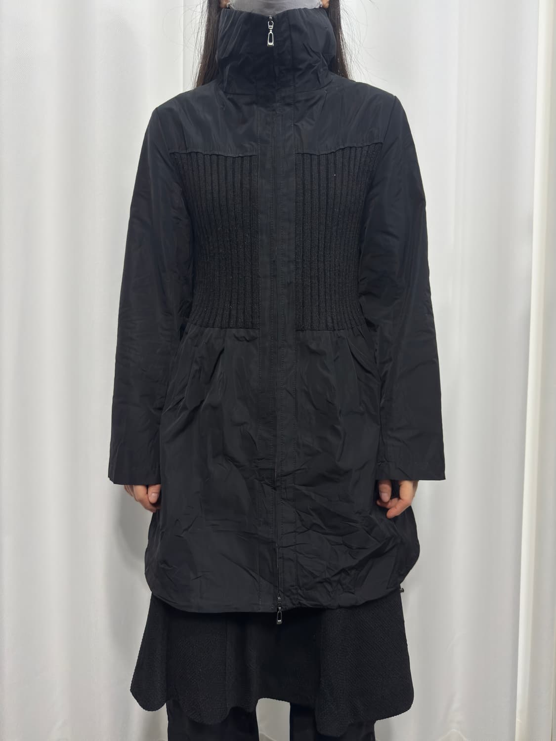 noa-ge knit detail twoway jacket 상품이미지1