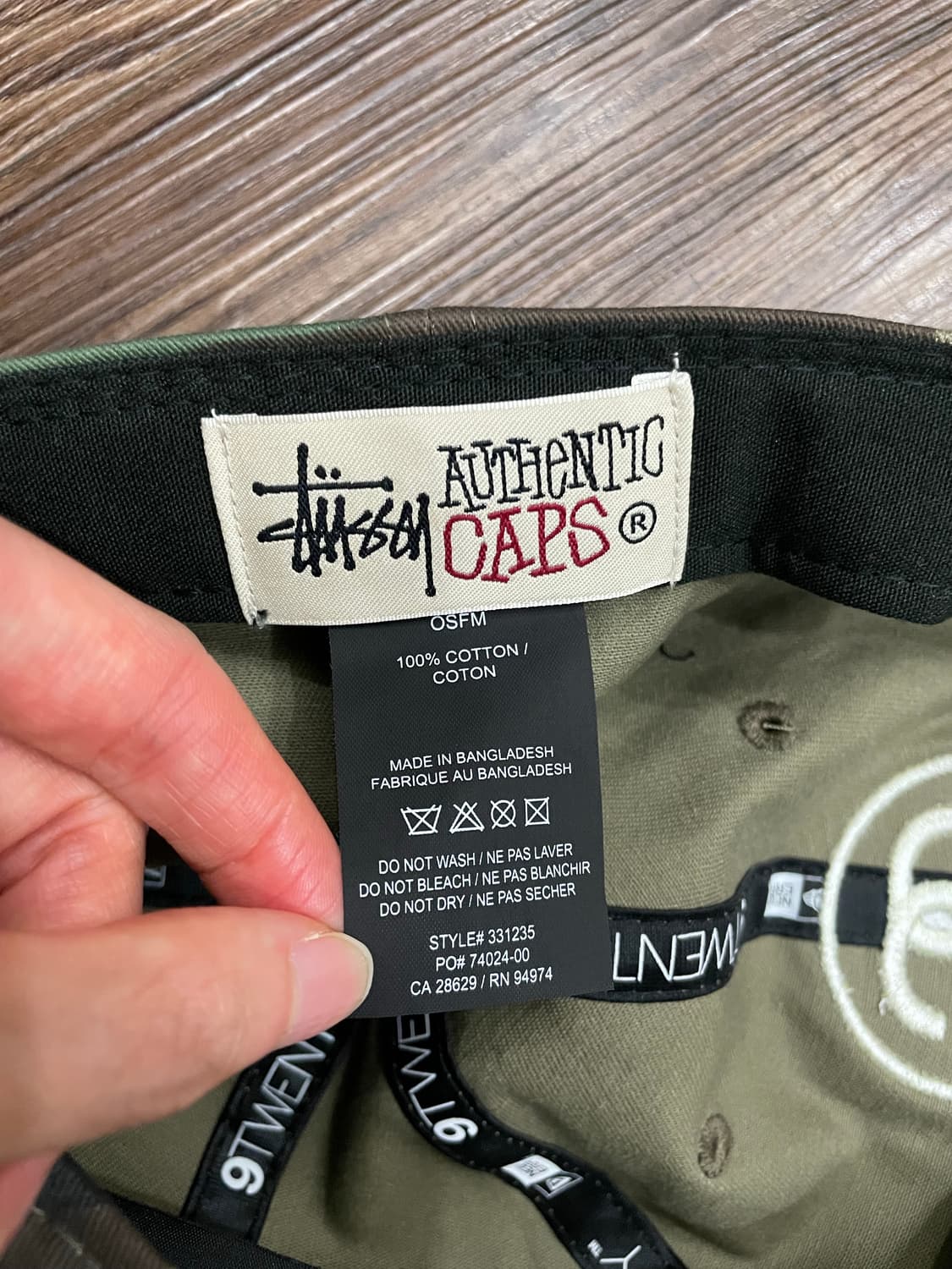 스투시 SS 링크 9트웬티 캡 우드랜드 카모 상품이미지7