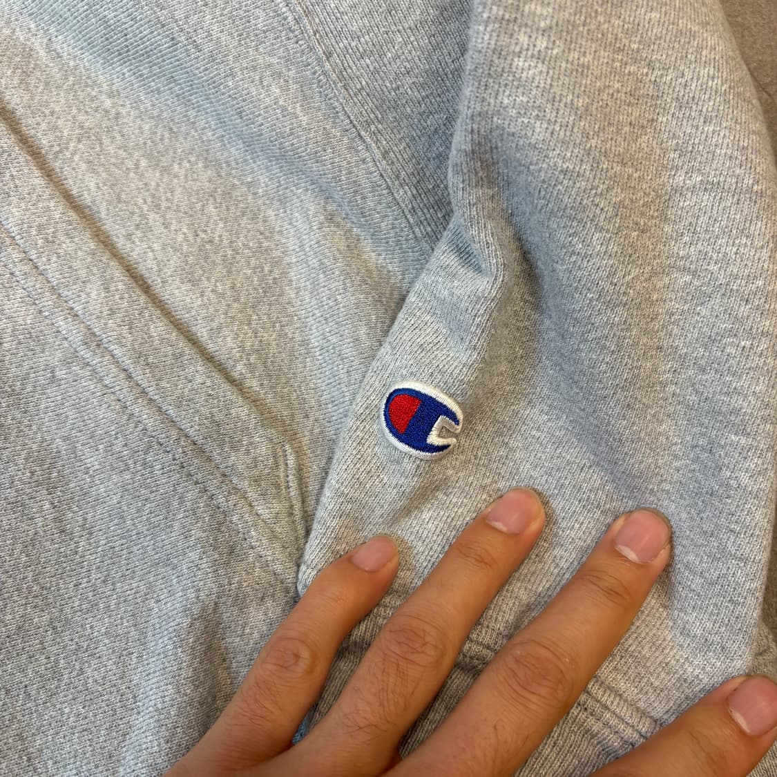 00년대 생산 챔피온 리버스위브 그레이 후드  상품이미지7