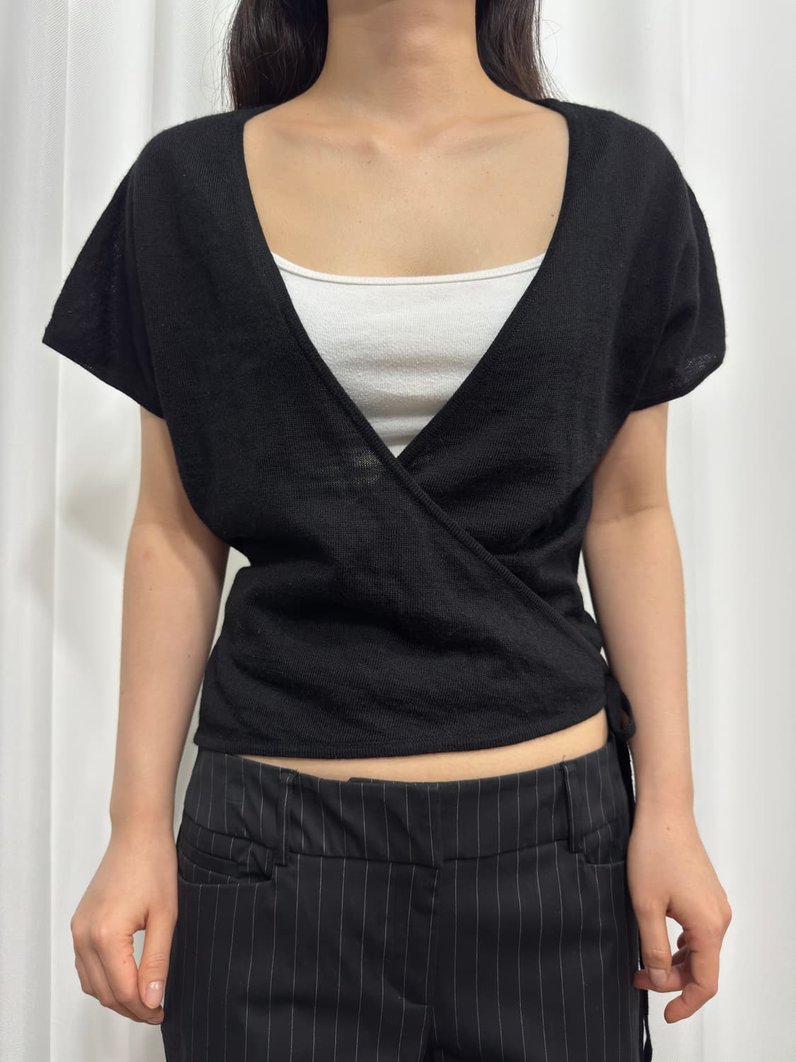 otto wrap knit top 상품이미지1