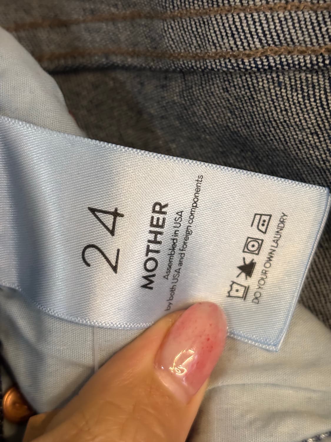 마더 인디고 데님팬츠 24 상품이미지5