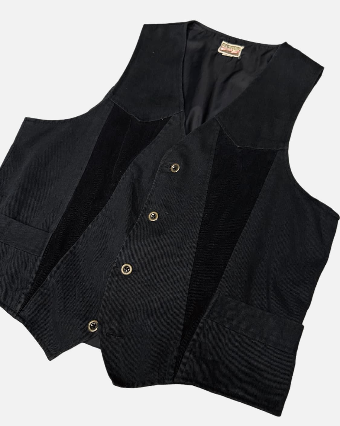 western corduroy detail vest 상품이미지4