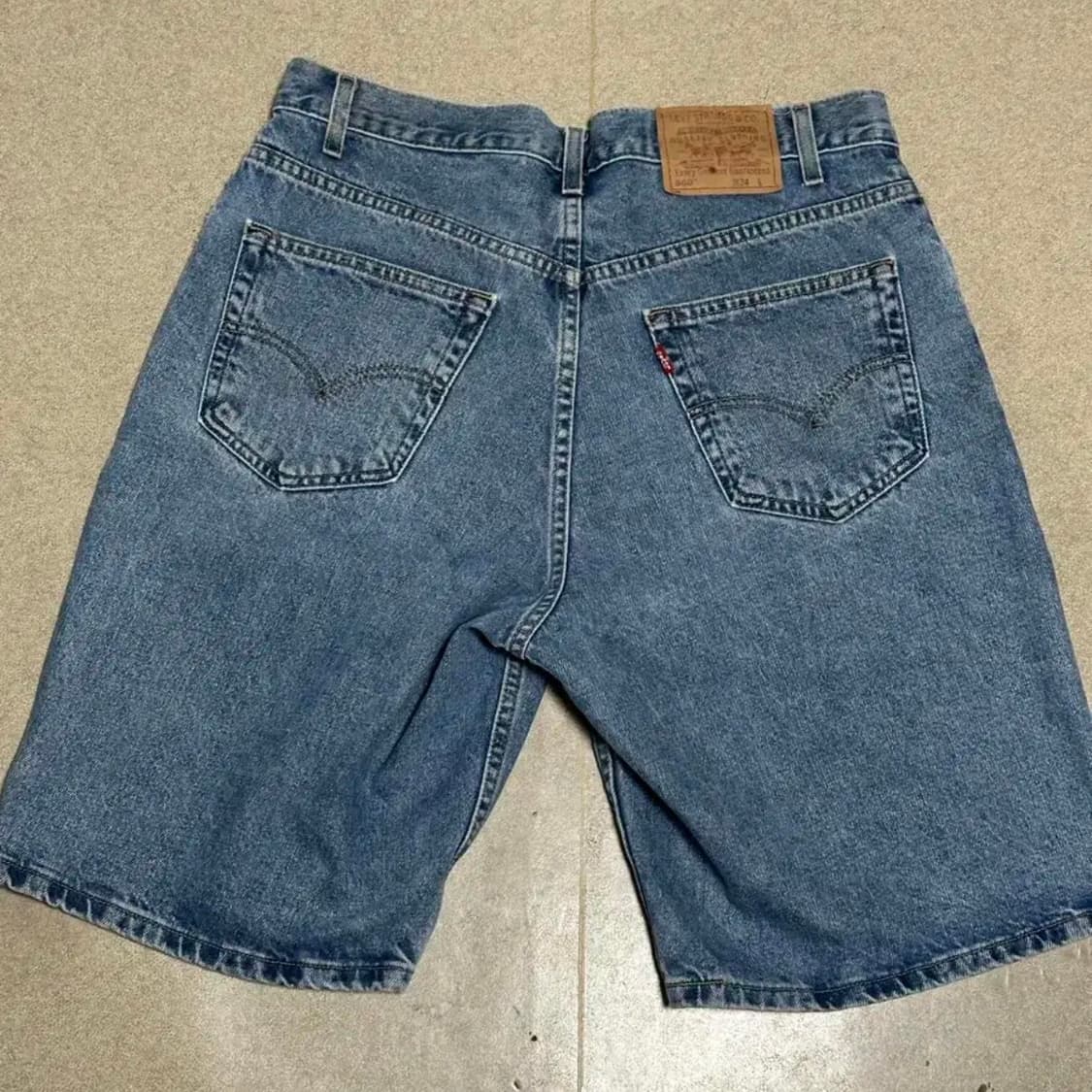 early 00s 리바이스 560 쇼츠 34사이즈 버뮤다 상품이미지2
