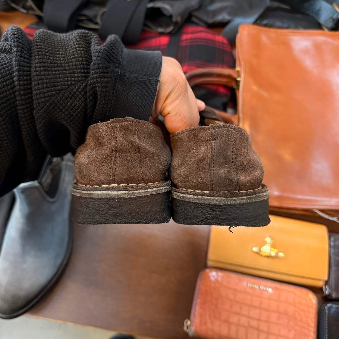 유나이티드 애로우즈 그린 라벨 릴렉싱 스페인 생산 스웨이드 부츠 40 상품이미지5