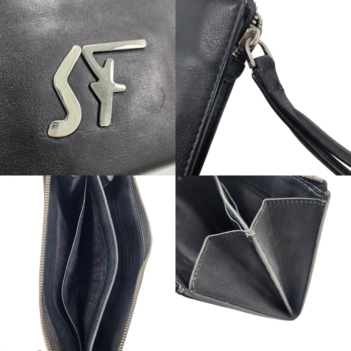 살바토레 페라가모 블랙 SF로고 클러치백 상품이미지9