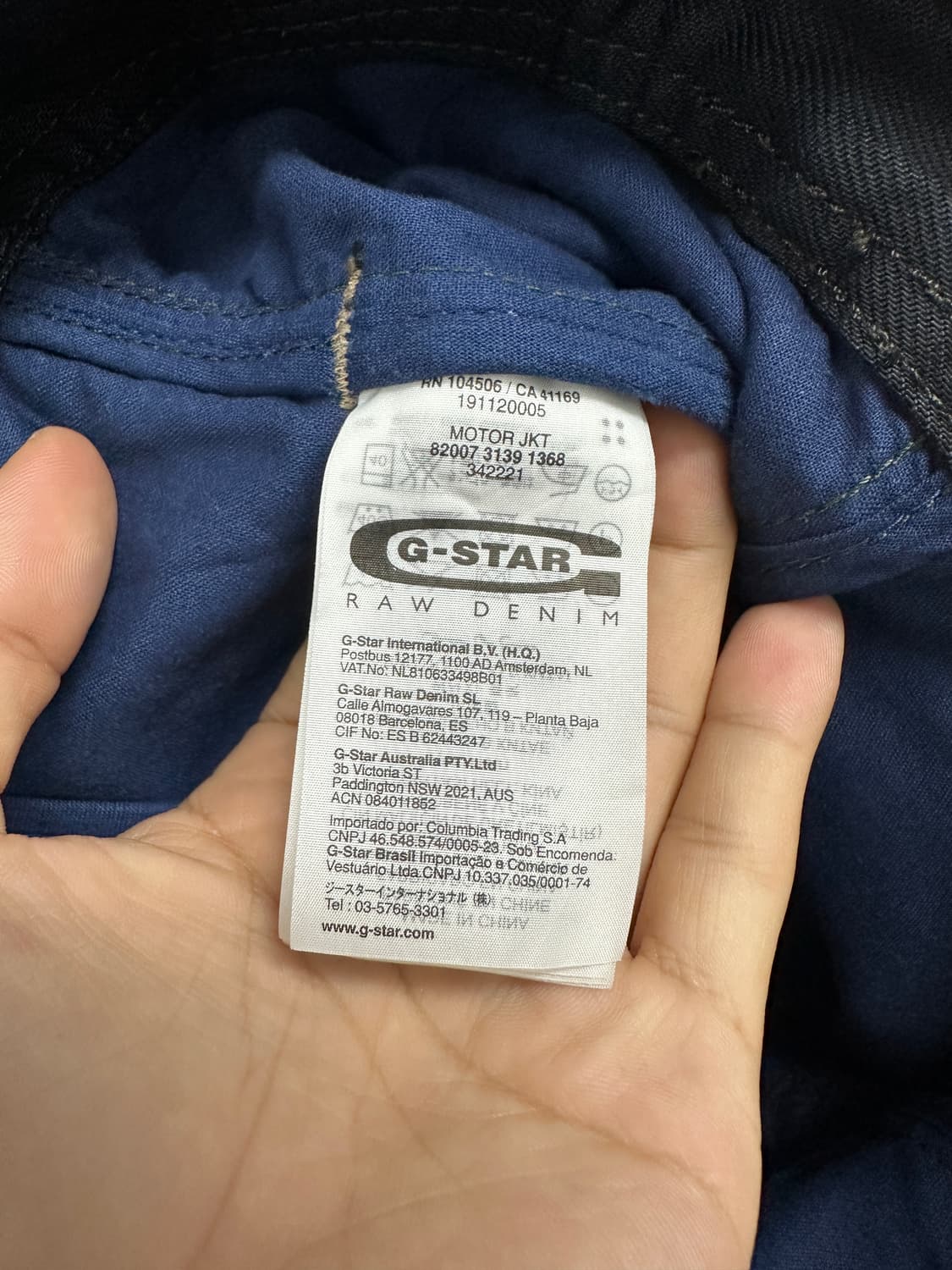 G-STAR RAW 지스타 로우 코티드 모터 자켓 상품이미지6