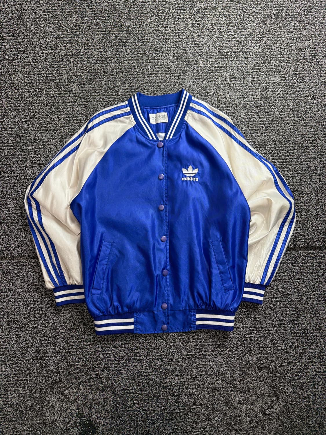 90s 아디다스 빅로고 올드스쿨 트랙 바시티 자켓 2815 상품이미지2