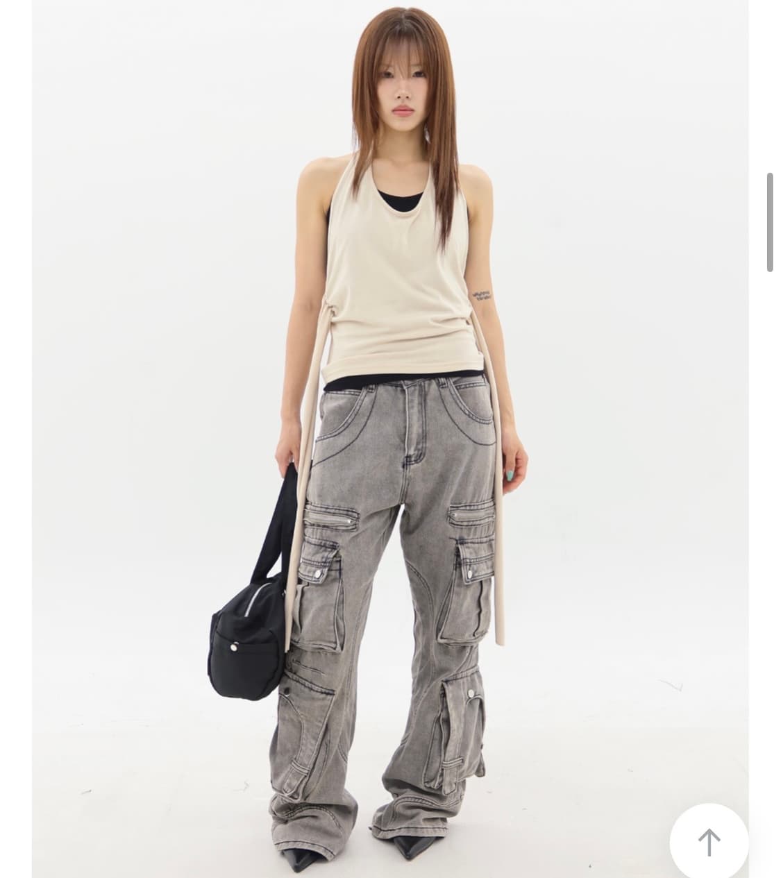 빈티지 카고데님팬츠 상품이미지3