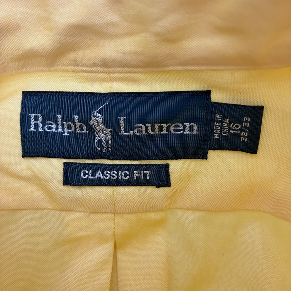 Polo  폴로 랄프로렌 자수 옐로우 코튼 셔츠  상품이미지4