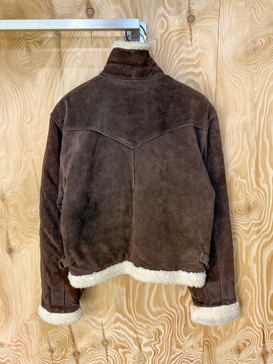 Geleone 90’s 스웨이드 레더 무스탕 상품이미지3