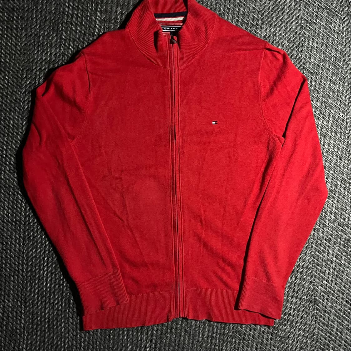 [L] TOMMY HILFIGER 타미힐피거 코튼 니트 집업 상품이미지2