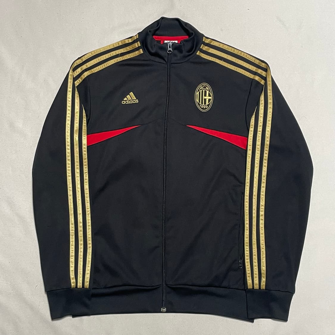 100 아디다스 AC밀란 골드라인 블랙 트랙탑 상품이미지2