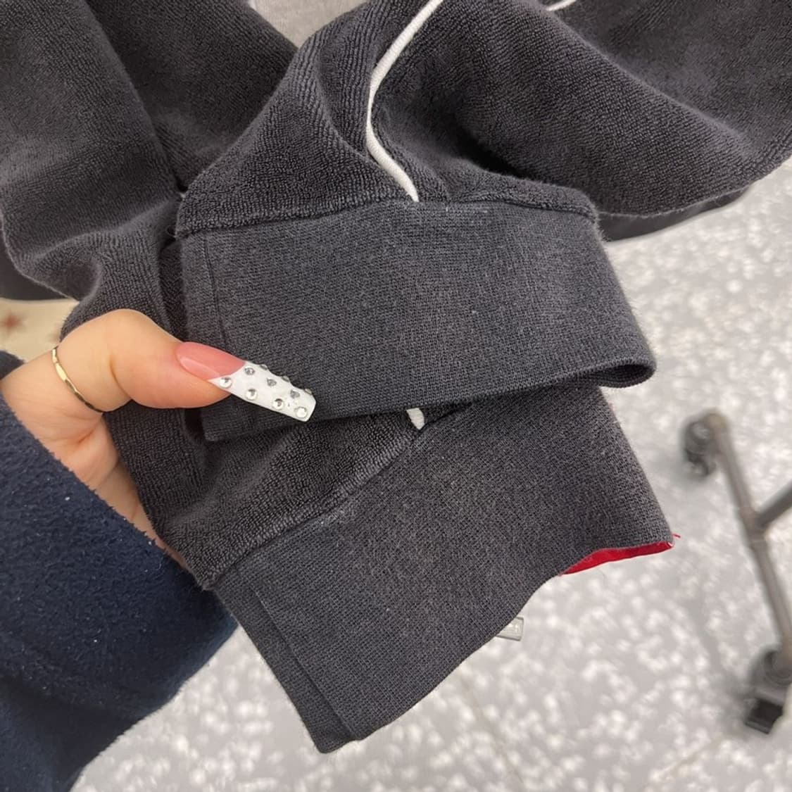 나이키 캐주얼 스포티 빅로고 벨벳 후드집업 95 C10077 상품이미지7