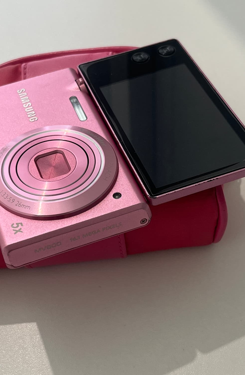 삼성 미러팝 디카 MV800 핑크 상품이미지2