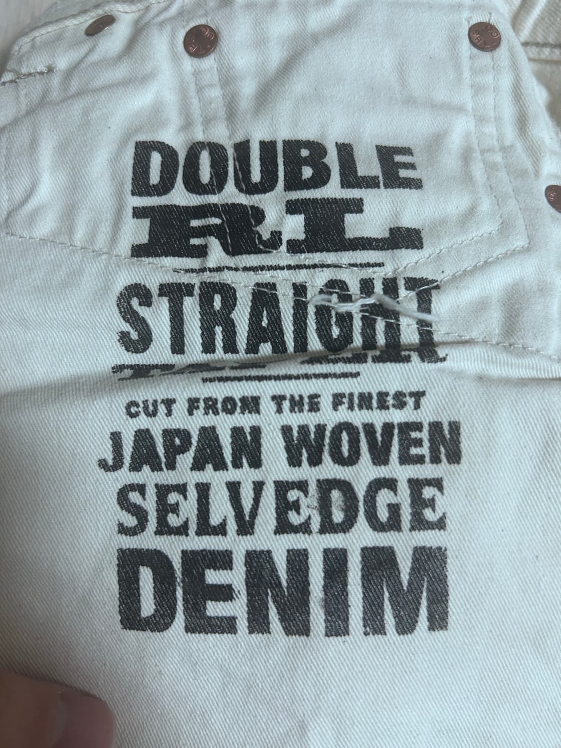 RRL 리미티드 에디션 스트레이트 테이퍼드 진 32 32 내추럴 상품이미지5