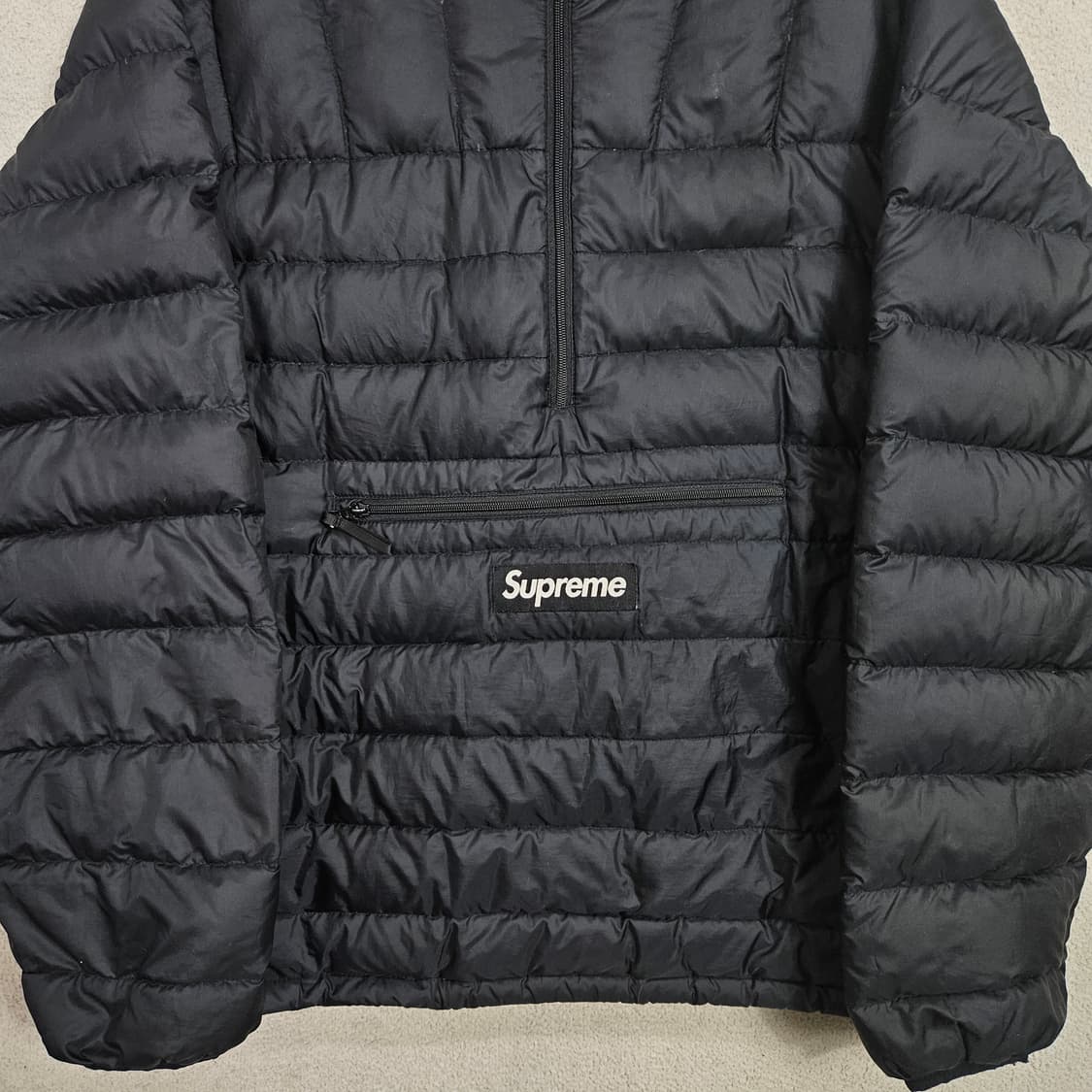 슈프림 마이크로 다운 하프집 후드 S 상품이미지3