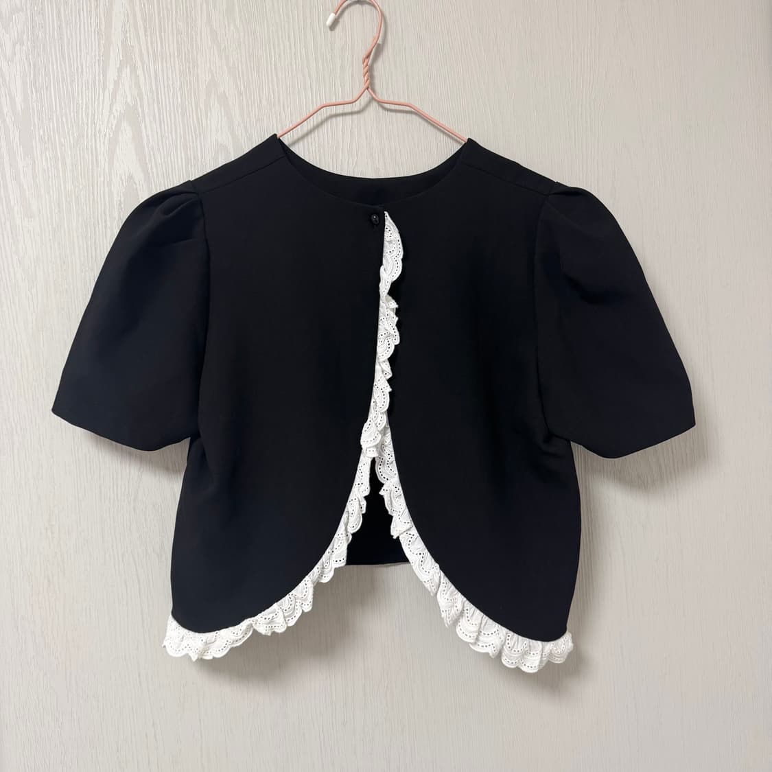 레터프롬문 레이스 볼륨 자켓 상품이미지1