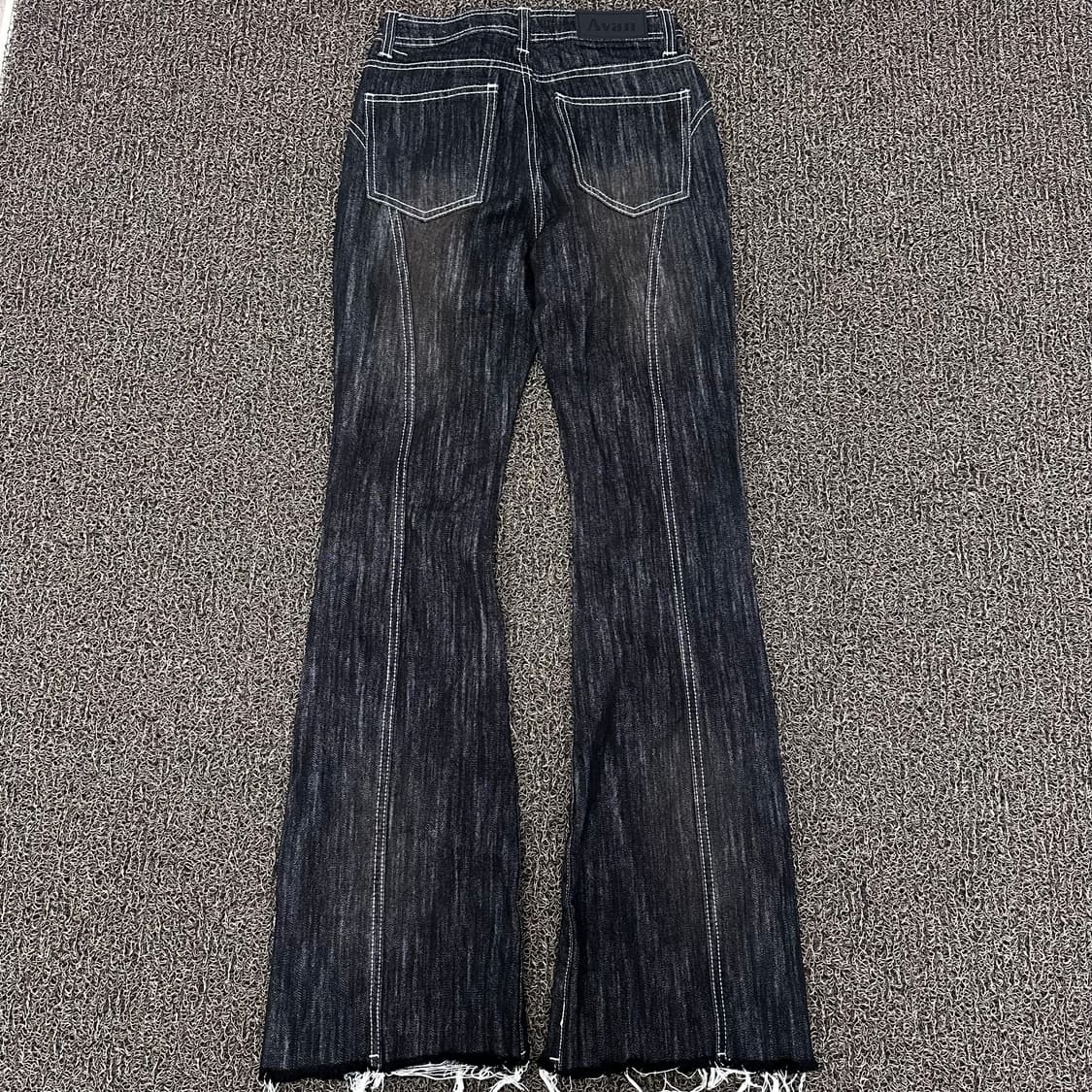 어반드레스 여성 워싱 데님 부츠컷 흑청바지 S 상품이미지7