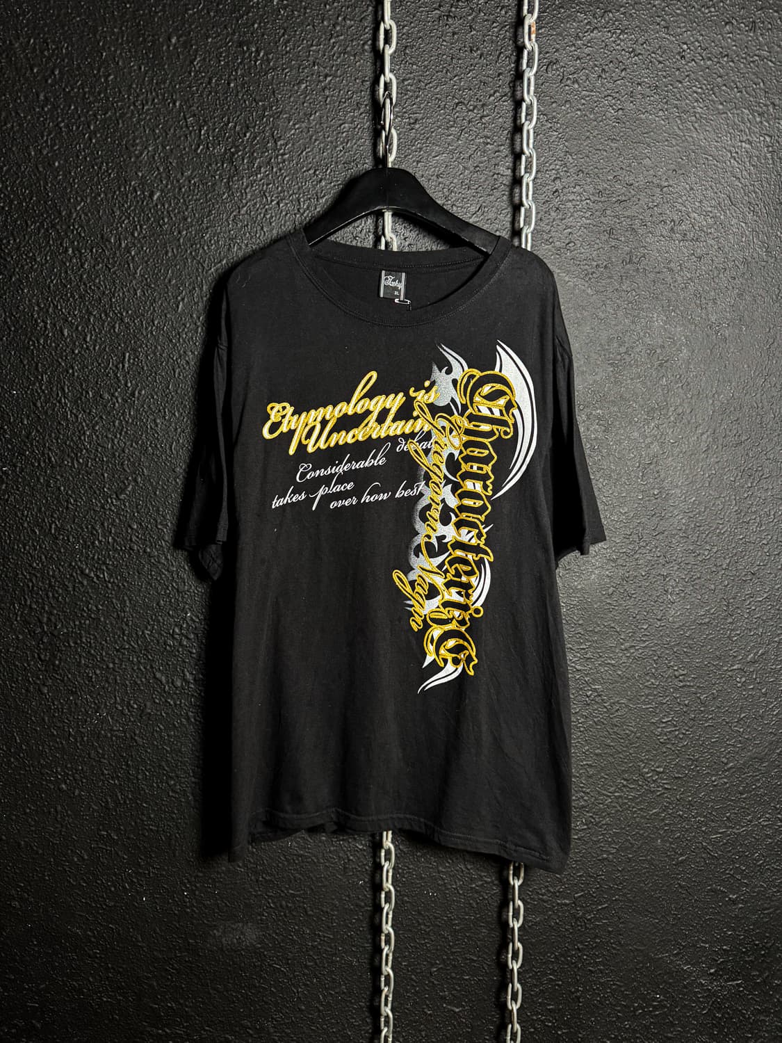 Y2K Mood Black T-shirt 상품이미지1