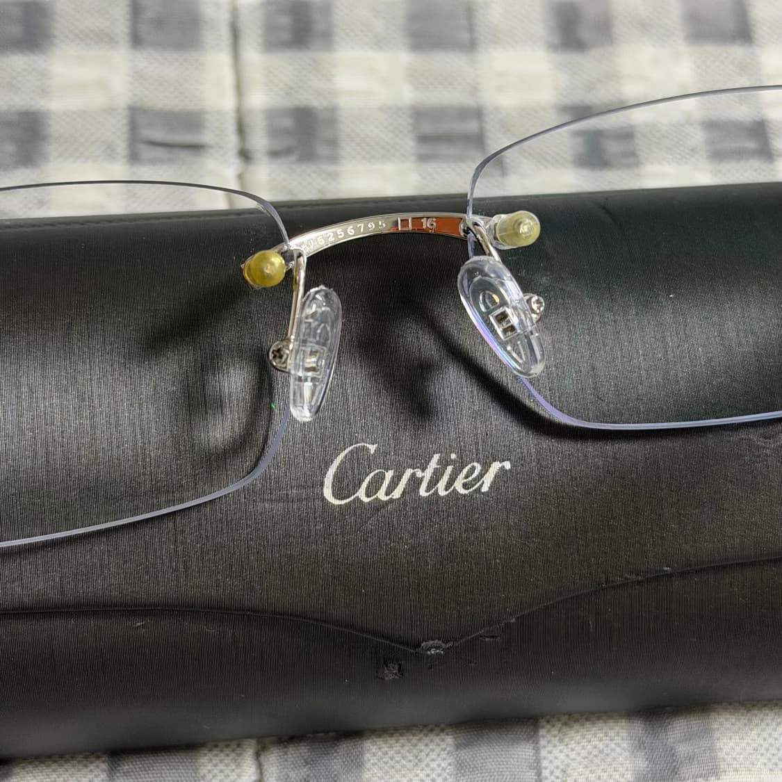 (OS) Cartier 까르띠에 빈티지 클래식 무테 안경 상품이미지7