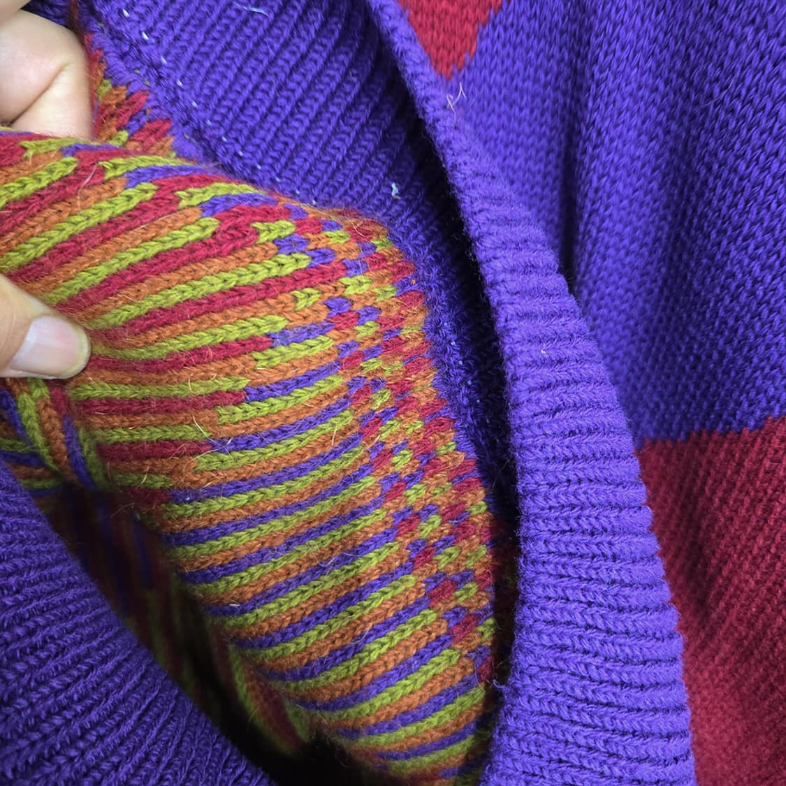 윈드스웹트(windswept) 뉴질랜드 울니트 아가일 40 상품이미지6