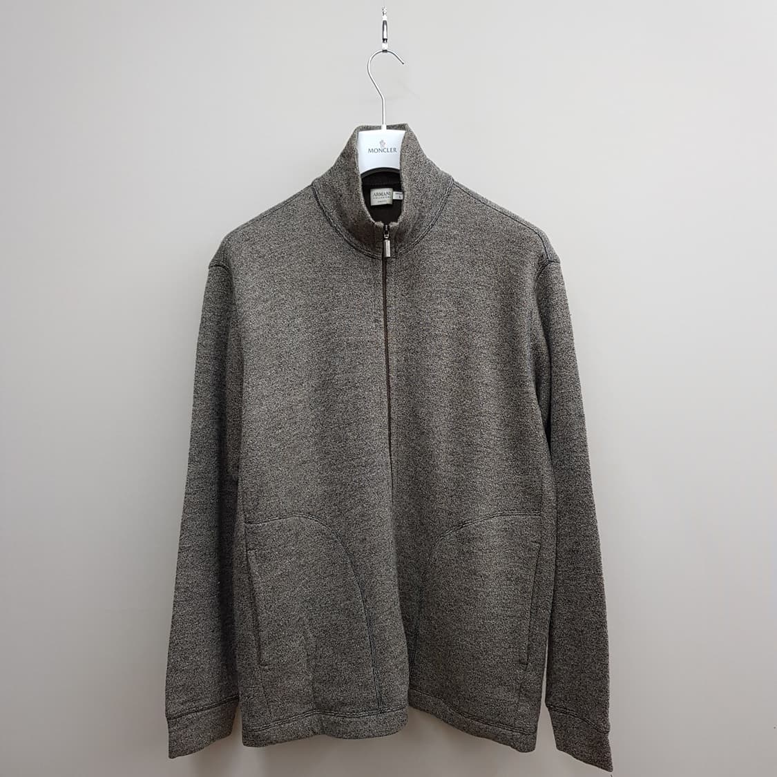 알마니꼴레지오니 울 블렌드 니트 자켓 L사이즈 상품이미지1