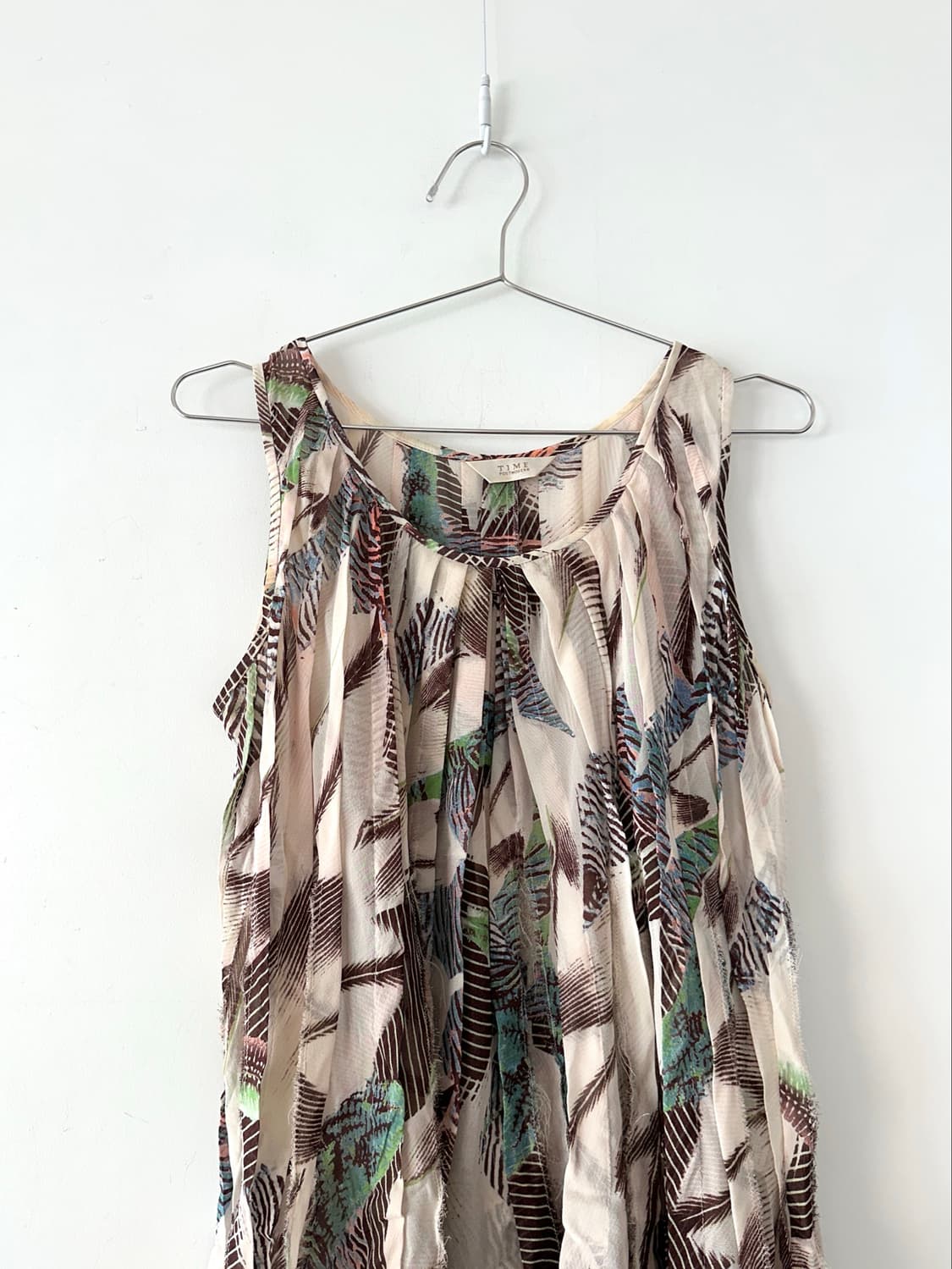 TIME tassel trim sleeveless blouse 상품이미지2