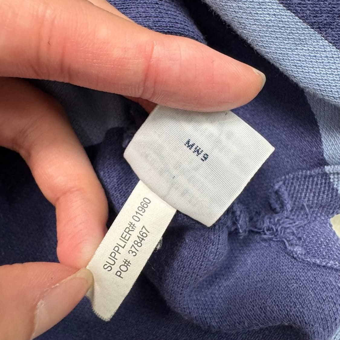 RALPH LAUREN PK 스트라이프 반팔 블루 XL 상품이미지5