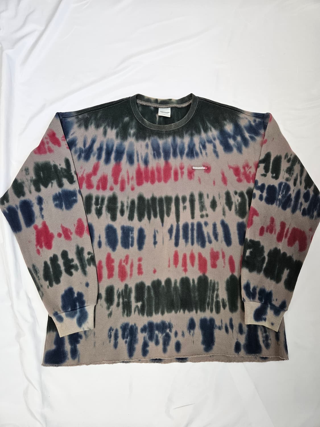 디스이즈네버댓 타이다이 와플니트 롱슬리브 티셔츠 빈티지 페인팅 디네댓 L 상품이미지1
