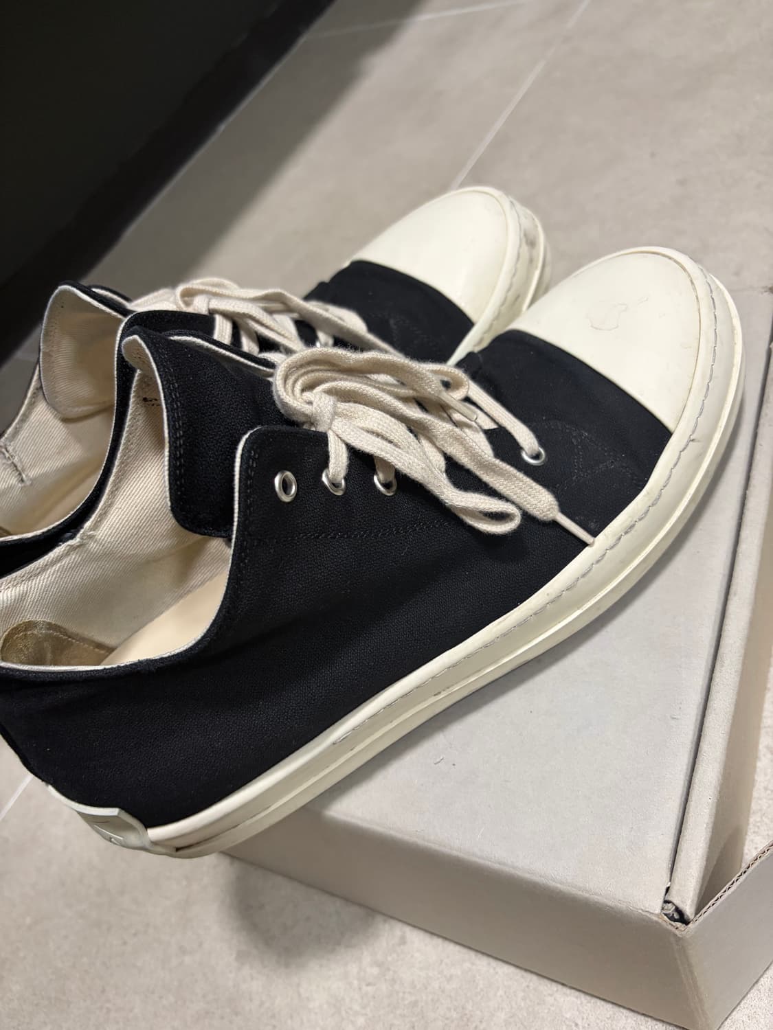 릭오웬스 컨버스 다크쉐도우라인 로우 44사이즈(280) 상품이미지3