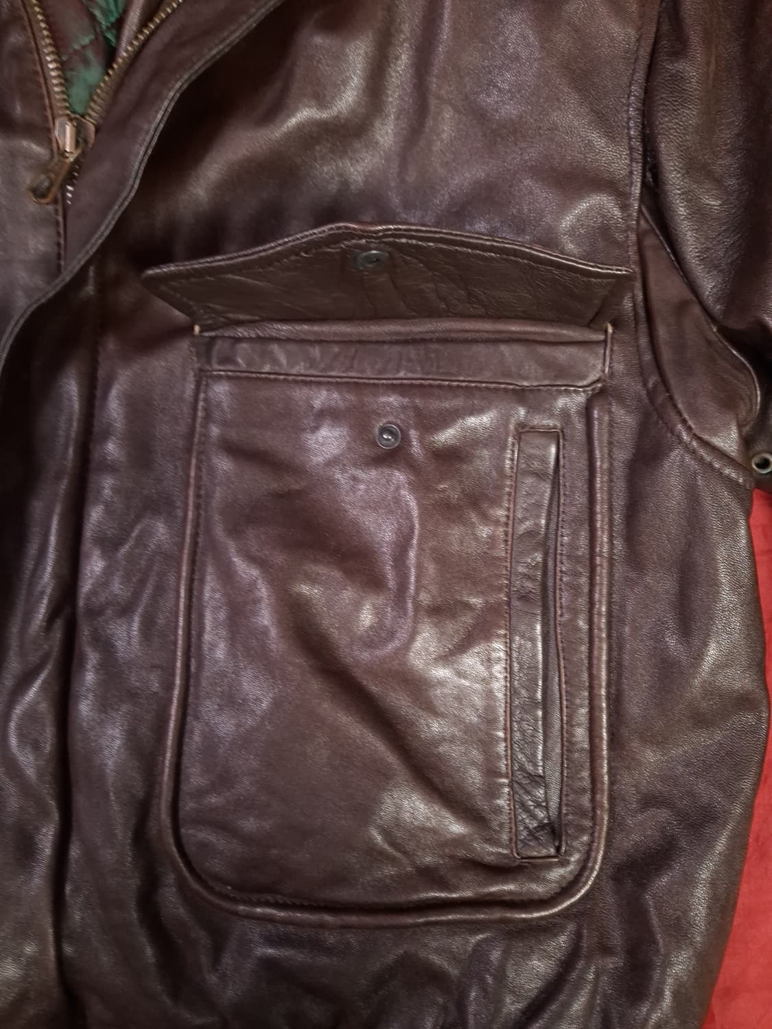 90's 유럽제조 GARA 리얼레더 G-2 TYPE 항공자켓 상품이미지5