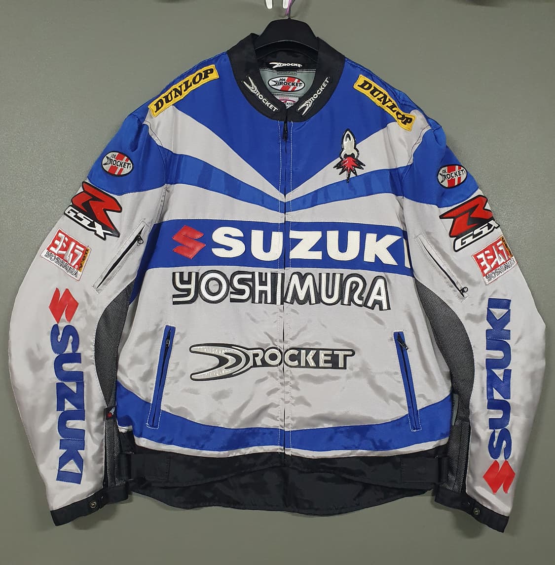 XL) 조 로켓 스즈키 요시무라 GSX-R 바이크 레이싱 자켓 내피 포함 상품이미지1