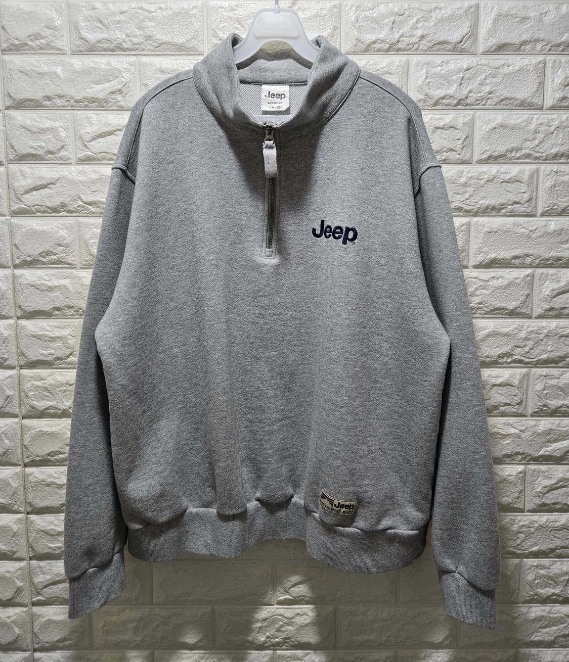 지프 루즈핏 반집업 맨투맨 105 상품이미지1