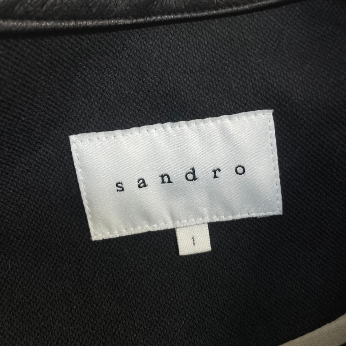 산드로 Sandro 논카라 트러커 자켓 블랙 상품이미지3