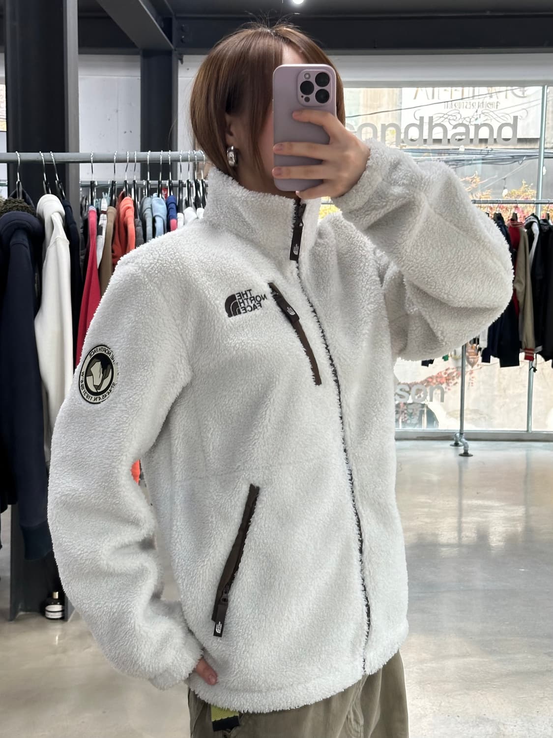 노스페이스 화이트라벨 화이트초코 리모 플리스자켓 상품이미지1