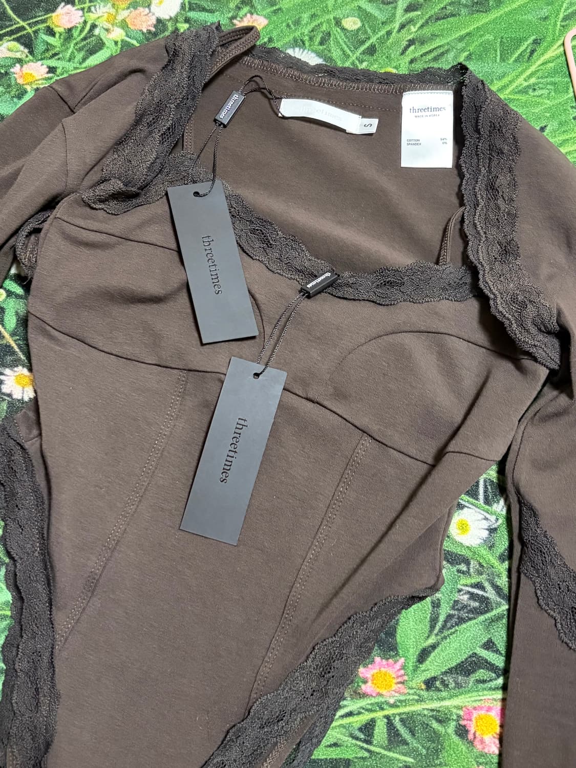[s]Threetimes evelyn bolero, lace top 상품이미지3