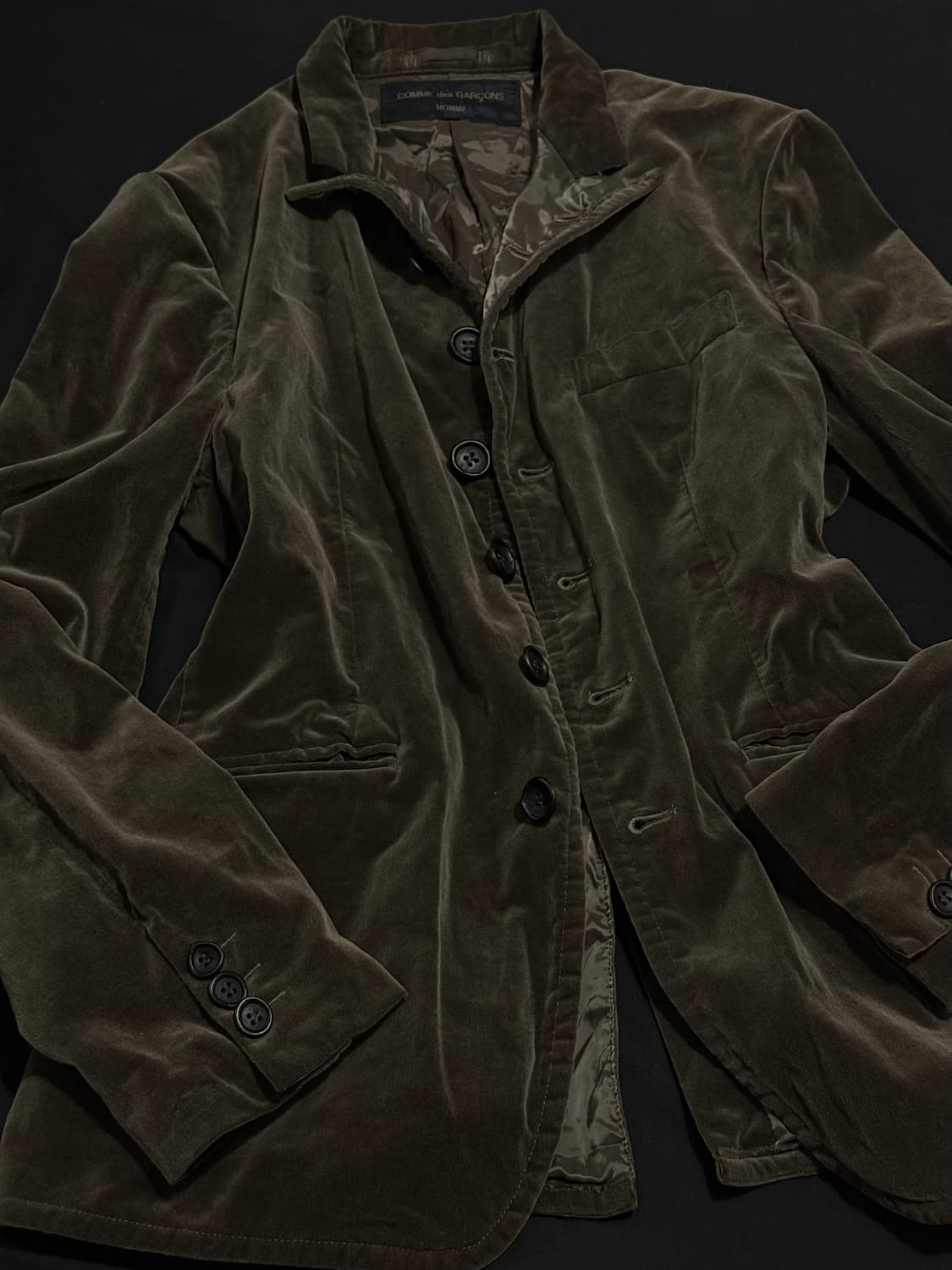 Comme des Garcons Homme Velvet Jacket 상품이미지4