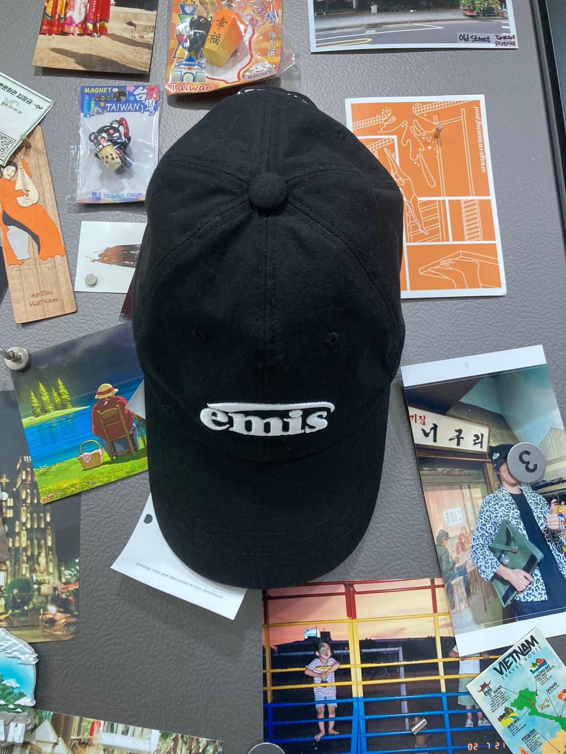 emis  이미스 모자  볼캡 블랙 상품이미지7