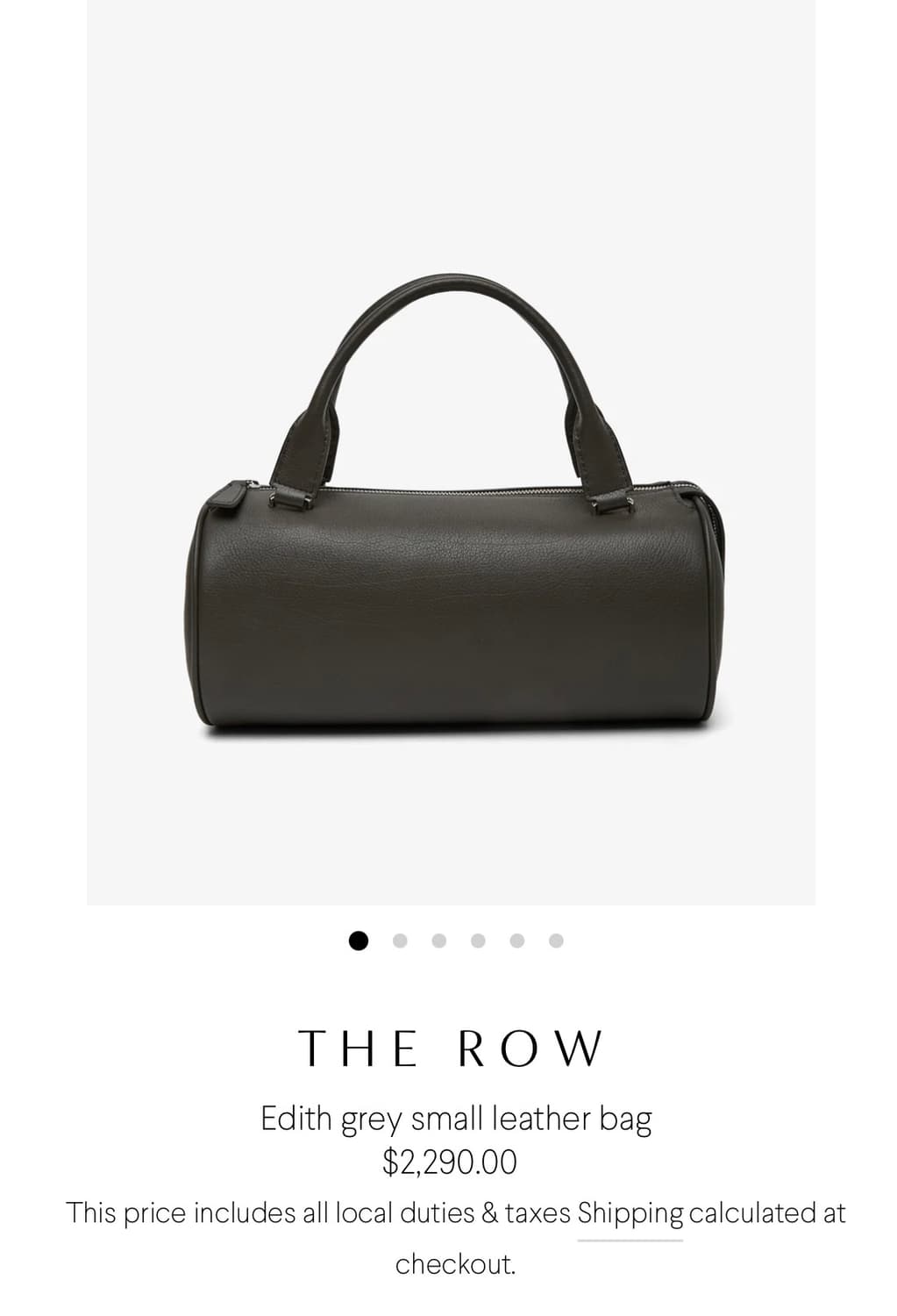 더로우 에디스백 코알라그레이 상품이미지1