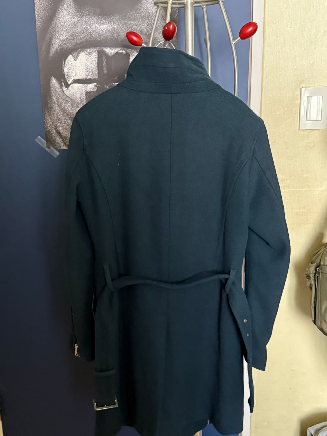 슈리셀 비대칭 하이넥 코트 상품이미지3