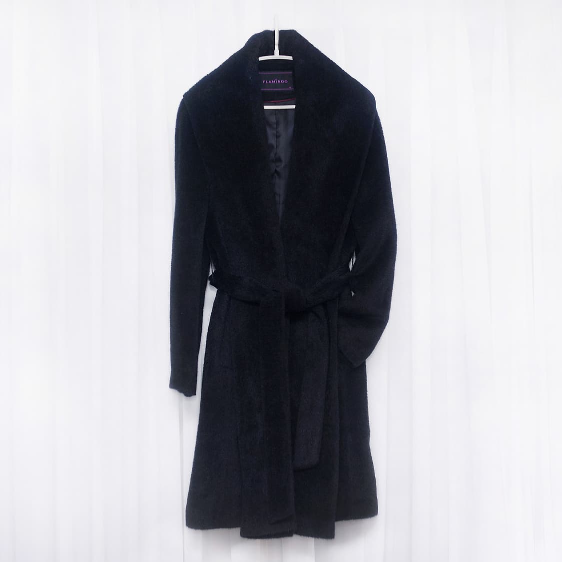 플라밍고 이태리 수리알파카 와이드 숄카라 로브 코트 (M / 55-77) 상품이미지1