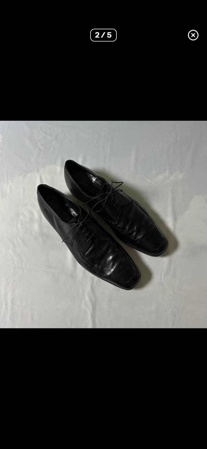 prada semi square toe derby shoe 상품이미지2