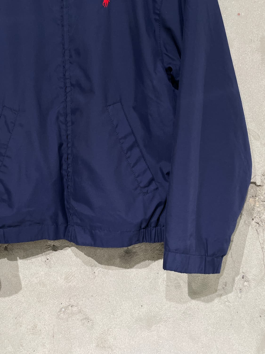 폴로 랄프로렌 네이비 레드포니 플리스 라이닝 블루종 자켓 상품이미지5