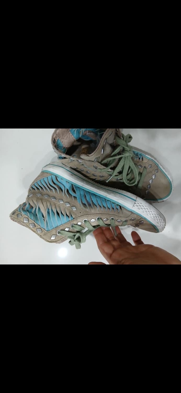 Ash 아쉬 하이탑 주름 스터드 스니커즈 230 35 상품이미지1