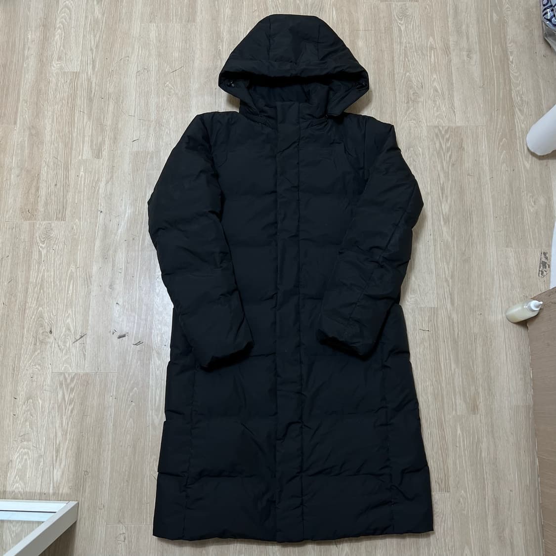 유니클로 라이트 다운 후드 롱패딩 M/95  상품이미지1