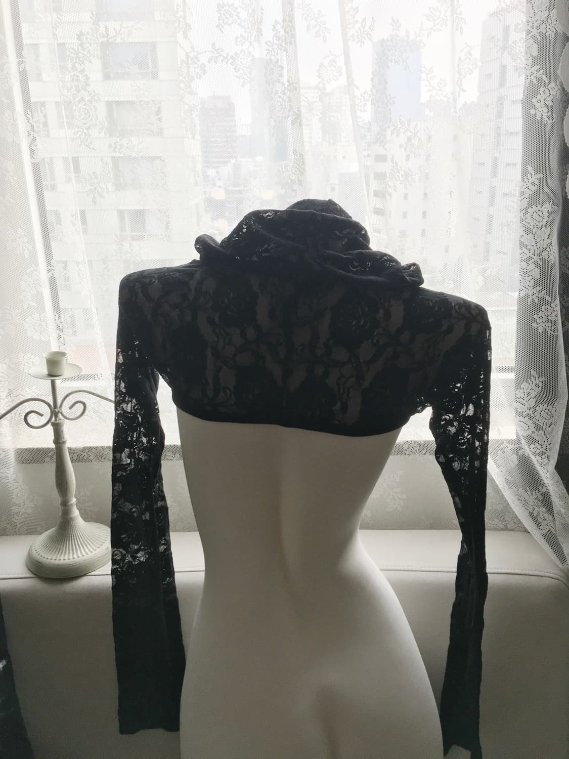 TAAE LACE HOODIE BOLERO CARDIGAN 상품이미지3