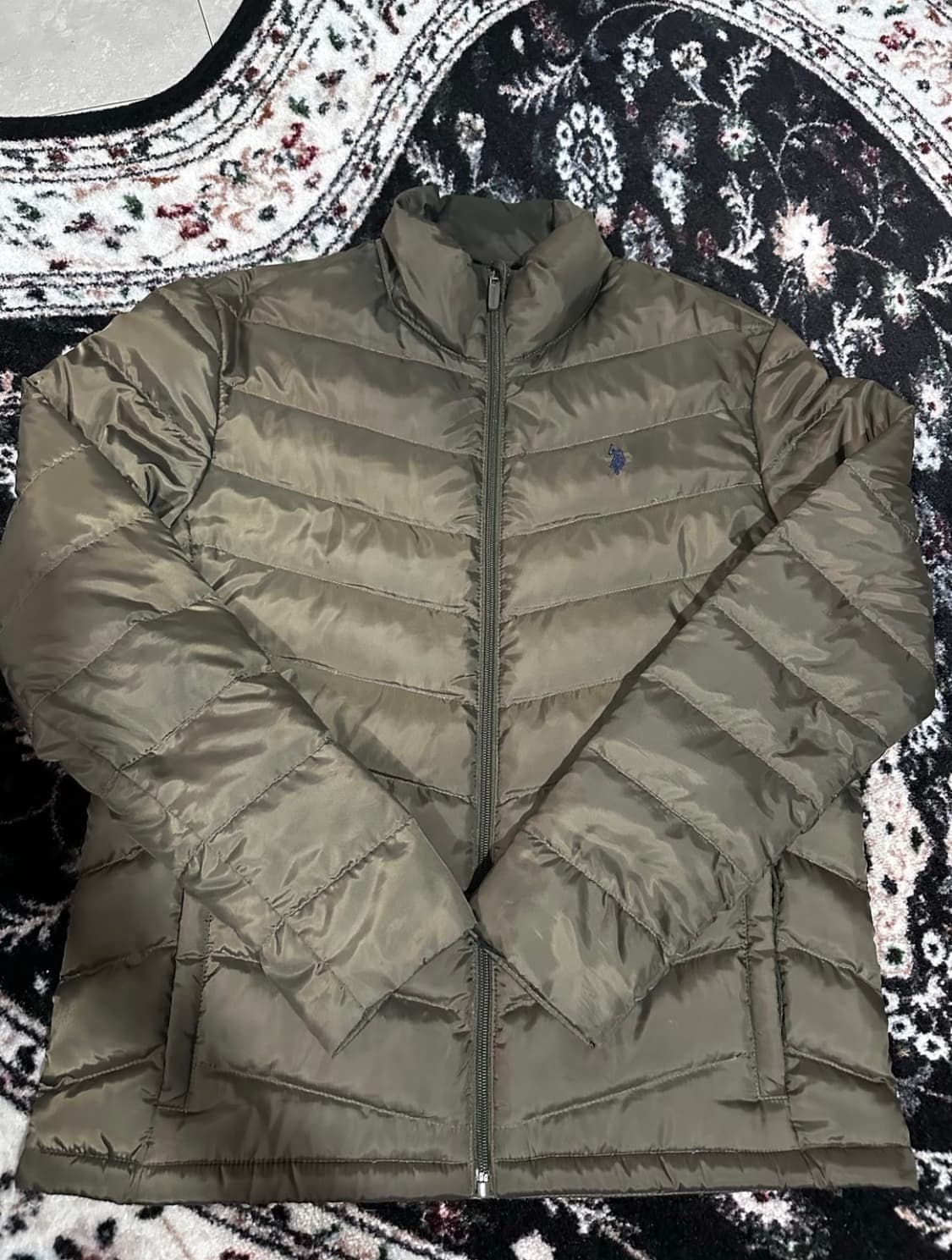 폴로 카키 패딩 M95 상품이미지1