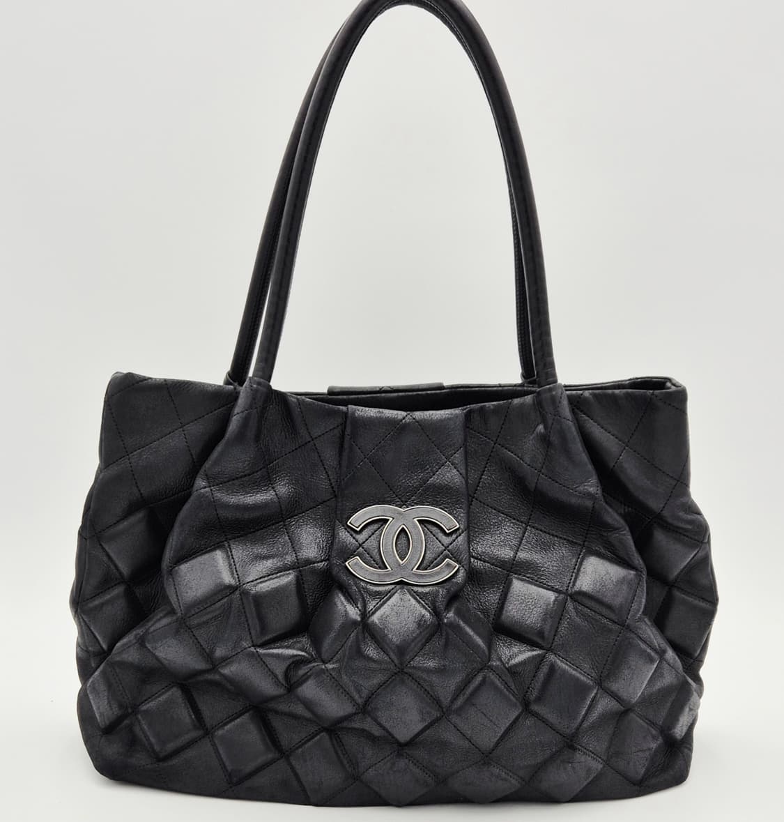 샤넬 큐브 퀼팅 슬론 스퀘어 토트 쇼퍼백 상품이미지1